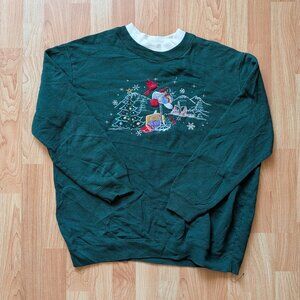 Vintage Green Ugly Christmas Sweater